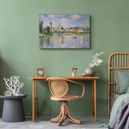 Leinwandbild - Claude Monet – Vue de Vétheuil, Summer
