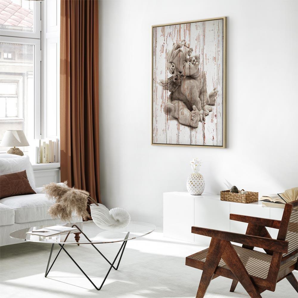 Leinwandbild - Pensive Cupid (1 Part) Vertical