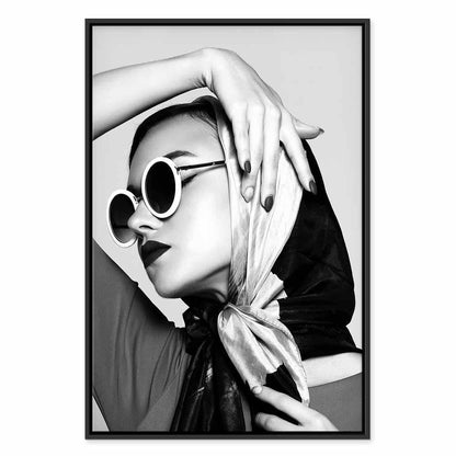 Leinwandbild - Stylish Lady (1 Part) Vertical