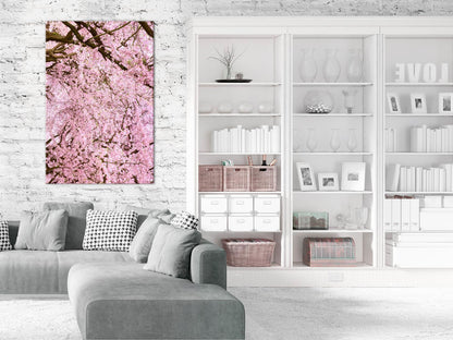 Leinwandbild - Cherry Tree (1 Part) Vertical Artgeist