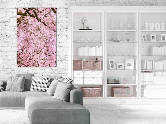 Leinwandbild - Cherry Tree (1 Part) Vertical Artgeist
