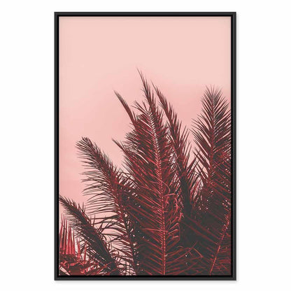 Leinwandbild - Palm Trees at Sunset (1 Part) Vertical