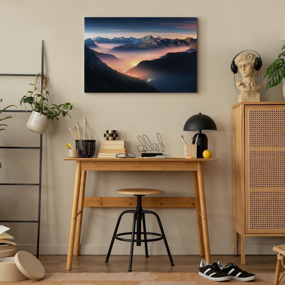 Leinwandbild - Mountain Breath (1 Part) Wide - First Variant