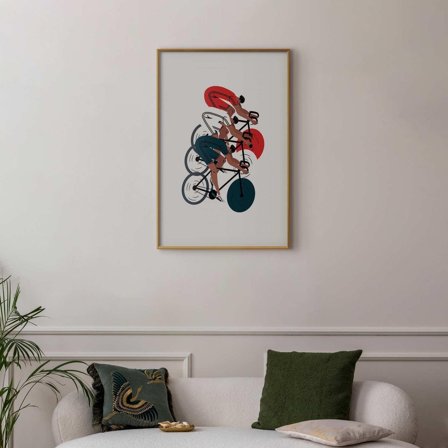 Poster - Olympics - Cycling Race
