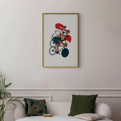 Poster - Olympics - Cycling Race