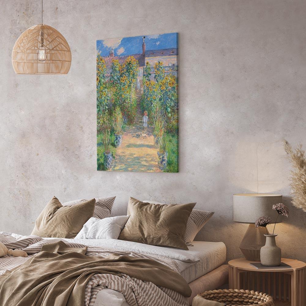 Leinwandbild - Claude Monet – Monet’s Garden at Vétheuil