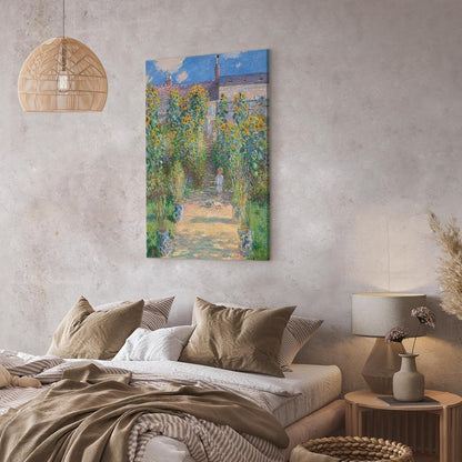 Leinwandbild - Claude Monet – Monet’s Garden at Vétheuil