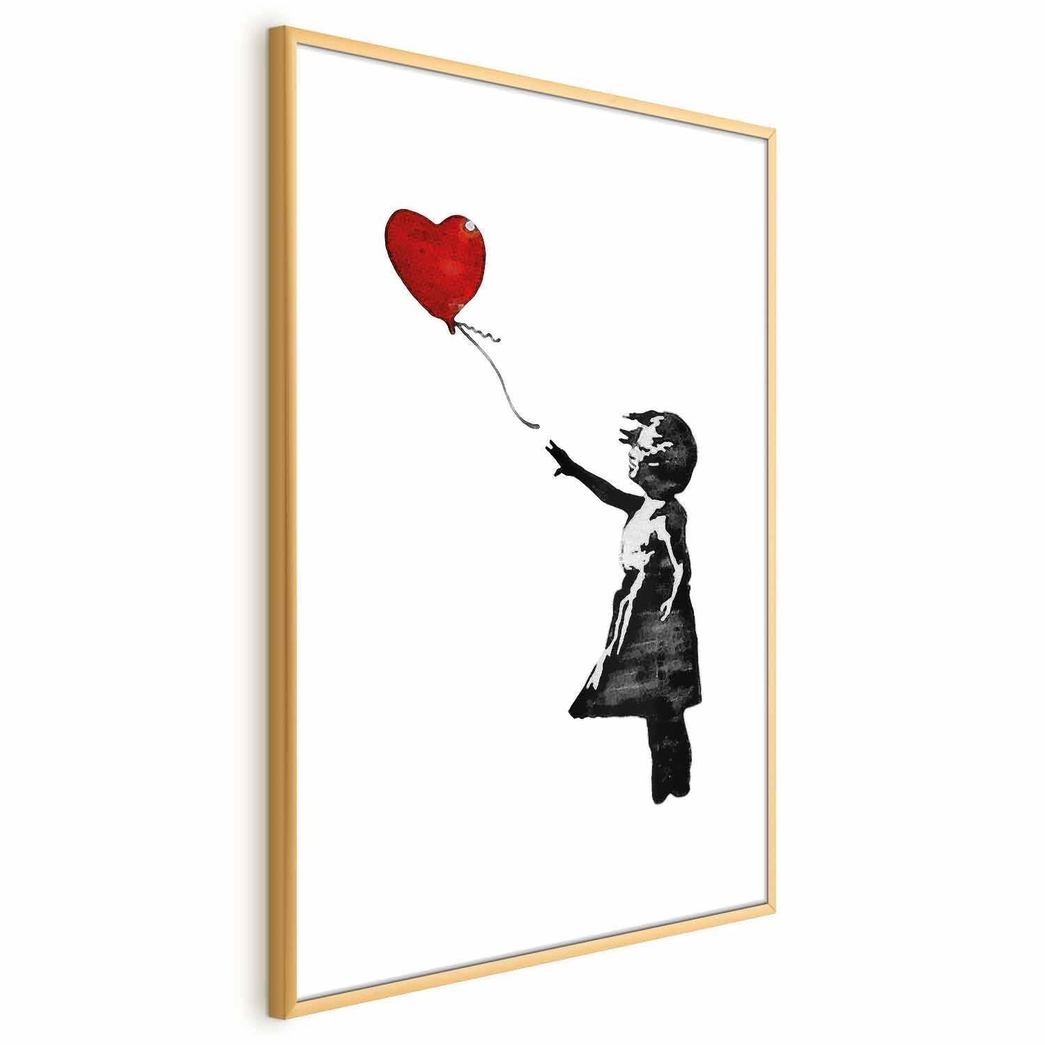 Poster - Banksy: Girl with a Balloon Artgeist