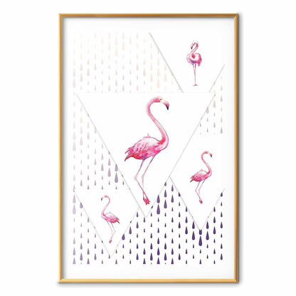 Poster - Flamingo Family