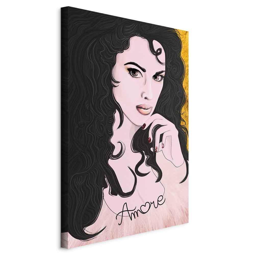 Leinwandbild - Amore Mio (1 Part) Vertical