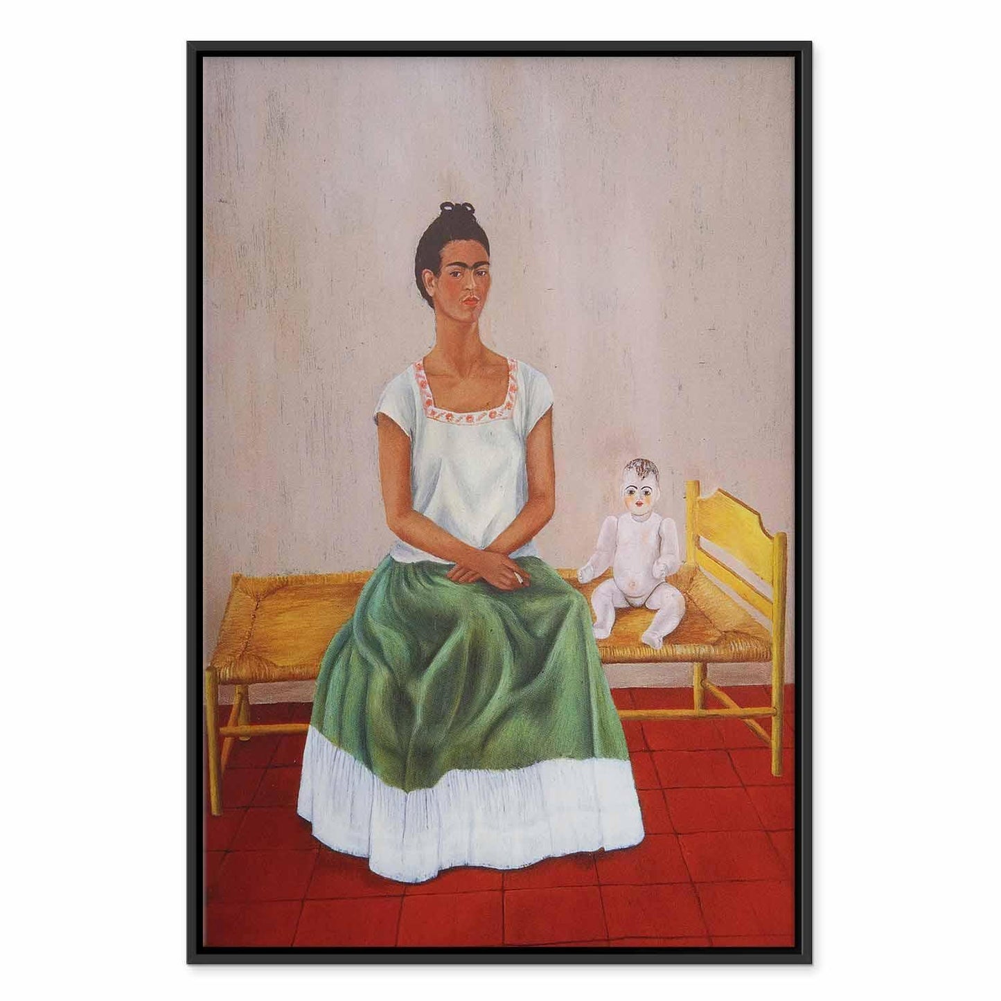 Leinwandbild - Frida Kahlo – Me and My Doll