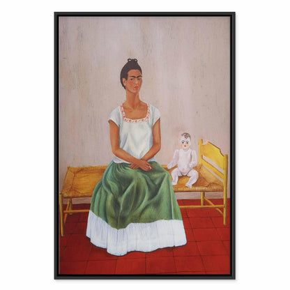 Leinwandbild - Frida Kahlo – Me and My Doll