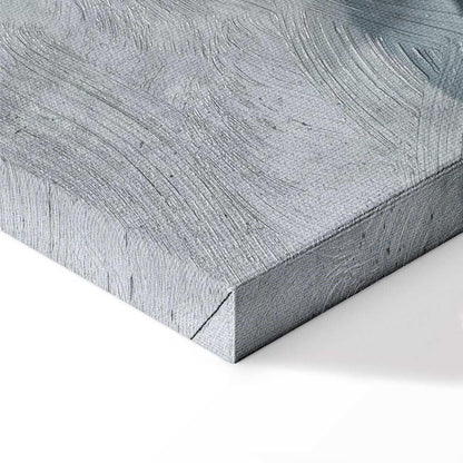 Leinwandbild - Mountain Surface of the Lake (3 Parts)