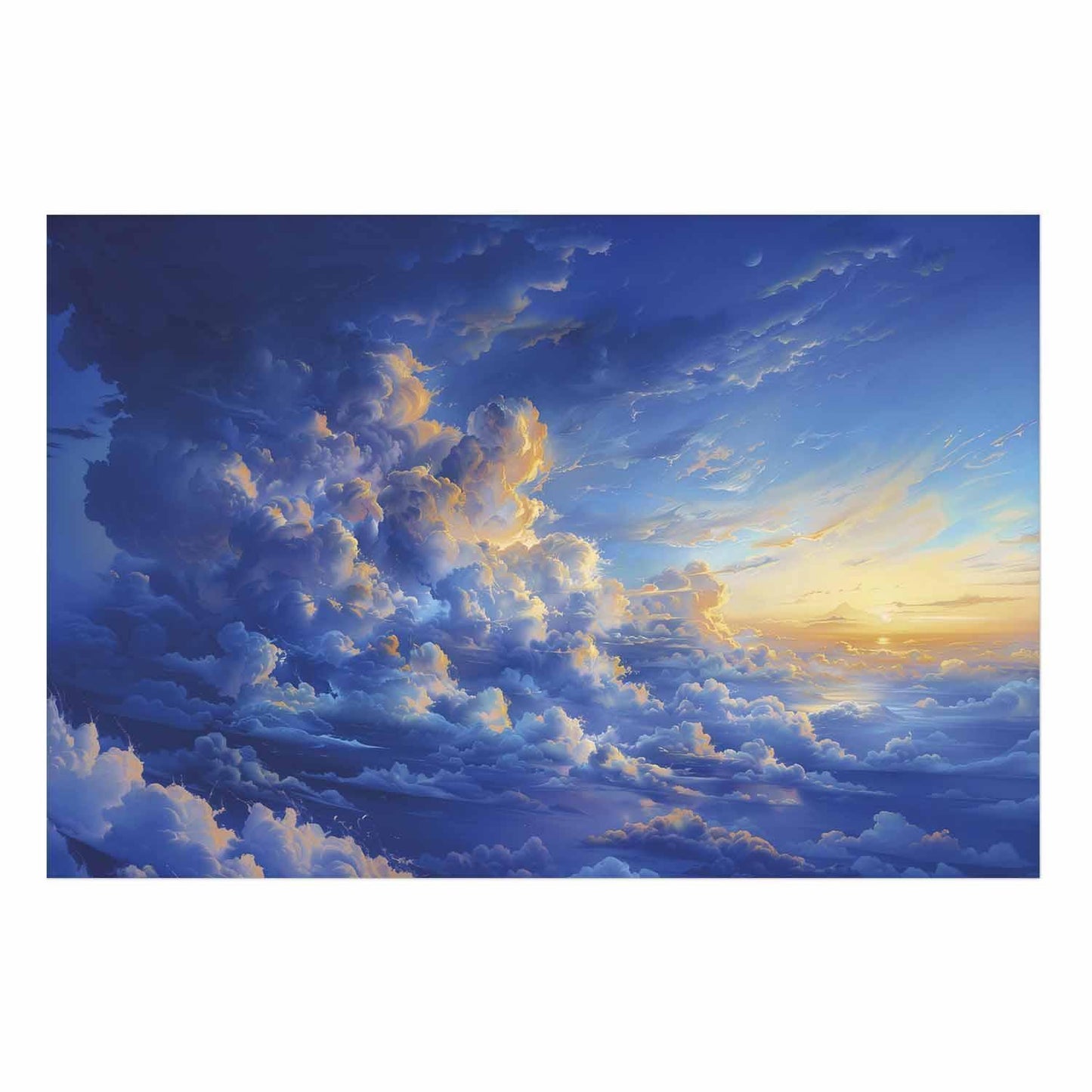 Poster - When the Sky Becomes Canvas: A Masterpiece of Nature in the Clouds