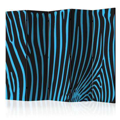 Paravent - Zebra pattern (turquoise) II Artgeist