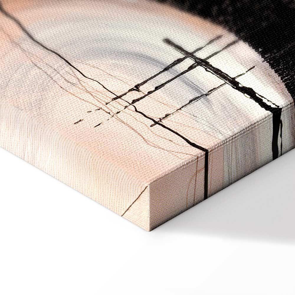 Leinwandbild - Art of Shapes (1-part) - Hand-Painted Abstract Artwork