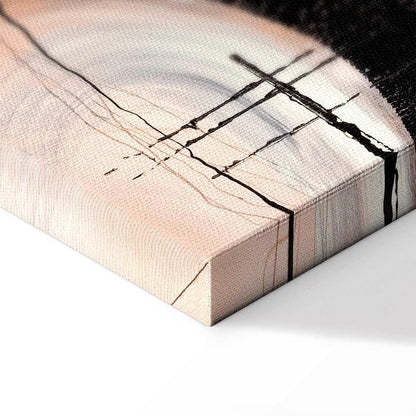 Leinwandbild - Art of Shapes (1-part) - Hand-Painted Abstract Artwork