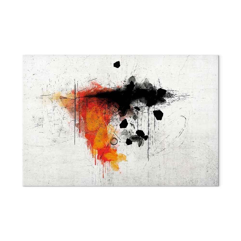 Leinwandbild - Expression of Red (1 Part) Wide