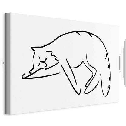 Leinwandbild - Cat's Dreams (1 Part) Vertical