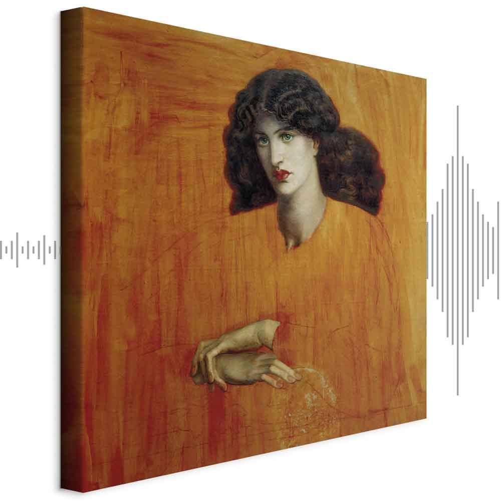 Leinwandbild - Dante Gabriel Rossetti – La Donna della Finestra