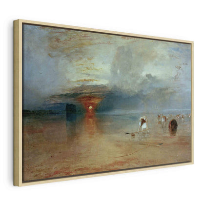 Leinwandbild - William Turner – Calais Sands at Low Water