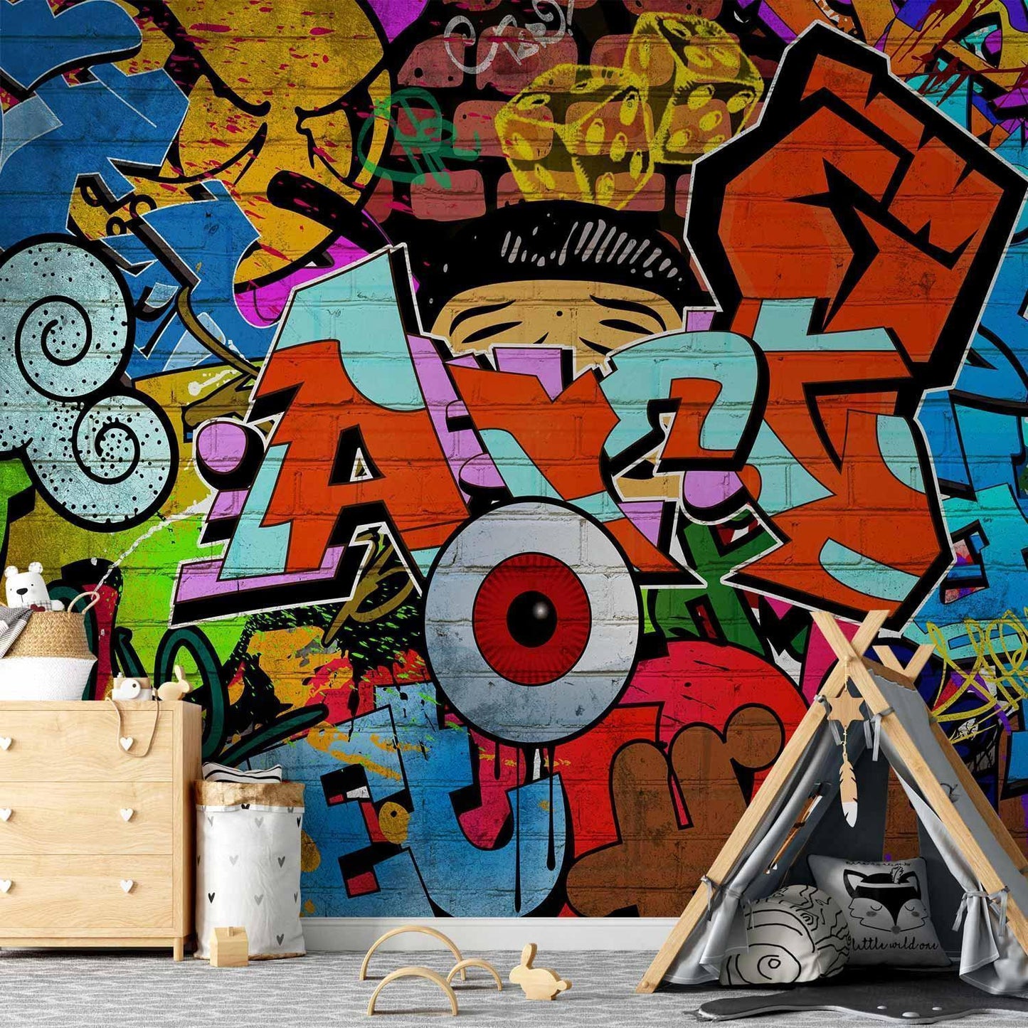 Fototapete - Graffiti art Artgeist