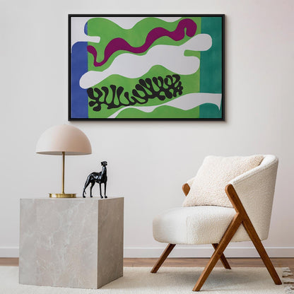Leinwandbild - Henri Matisse – Lagoon II (from Jazz)