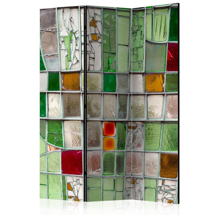 Paravent - Emerald Stained Glass Artgeist
