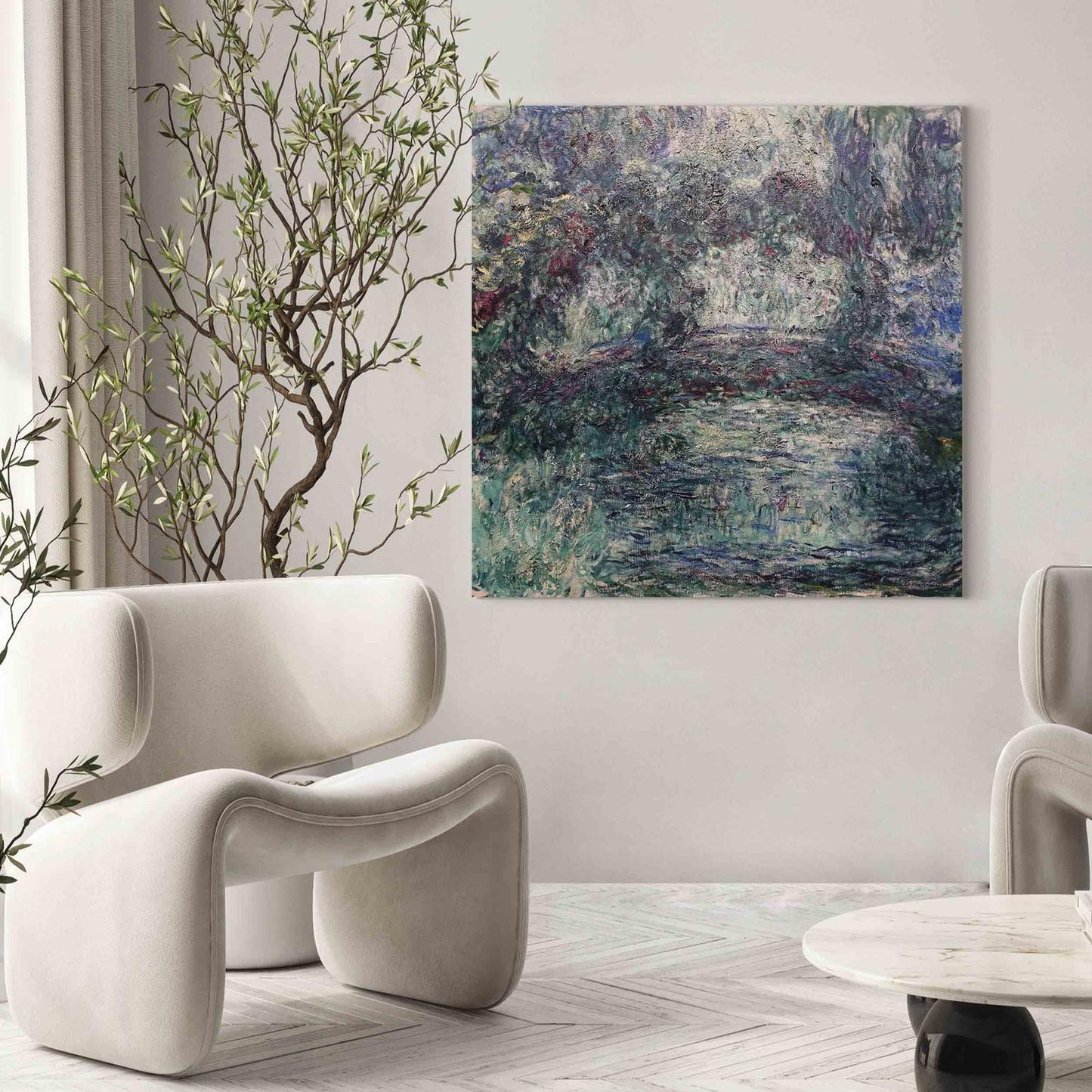 Leinwandbild - Claude Monet – The Japanese Bridge