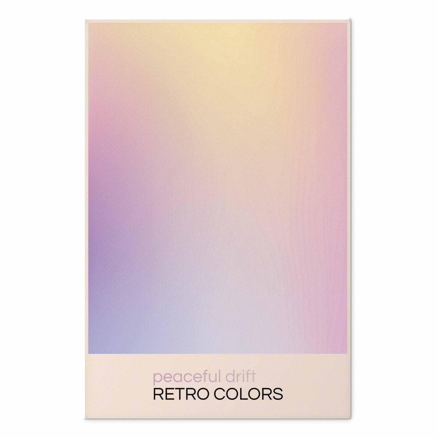 Poster - Peaceful Drift - Delicate Pastel Shades Creating a Harmonious Whole