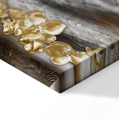 Leinwandbild - Golden Garden (1 Part) Narrow