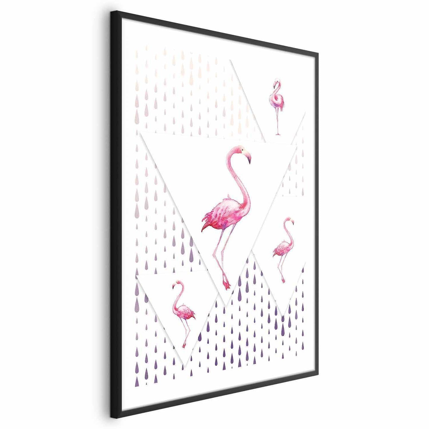 Poster - Flamingo Family