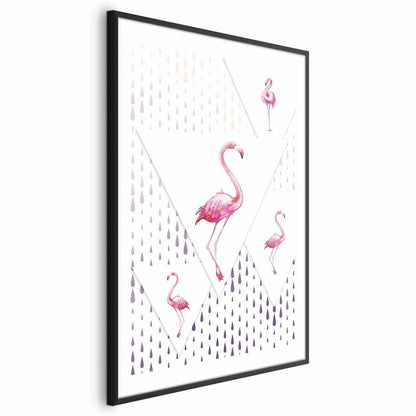 Poster - Flamingo Family