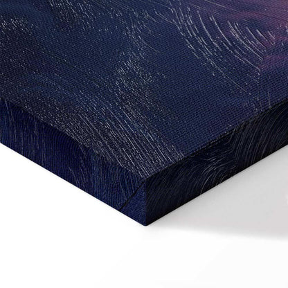 Leinwandbild - The Sun in Hiding: The Golden Face of the Sky Over a Cloudy Sea