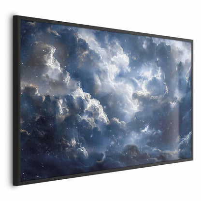 Poster - Astronomical Wonders: Clouds and Stars in Harmonious Union
