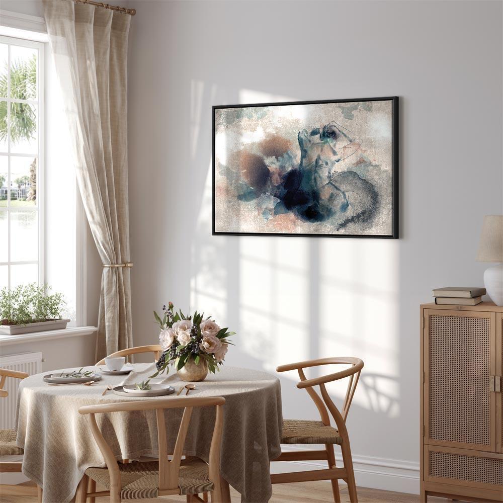 Leinwandbild - Thoughtful in Blue