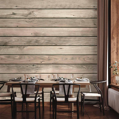 Holzoptik-Tapete „Rustic Atmosphere“ für behagliches Wohnen

