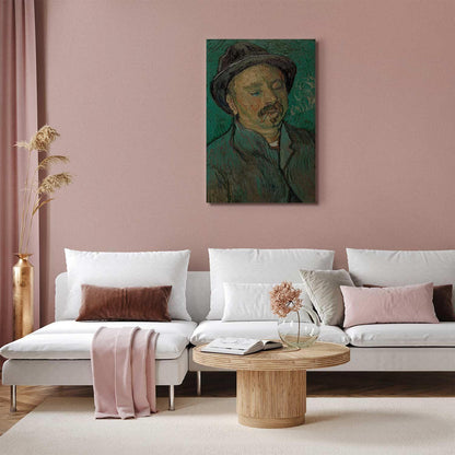 Leinwandbild - Portrait of a oneeyed man (Vincent Van Gogh) Artgeist