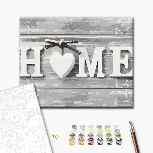 Malen nach Zahlen - Home (Letters)