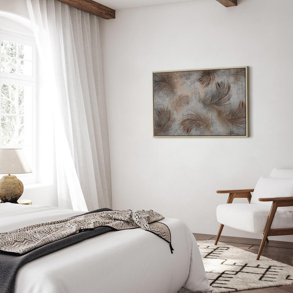 Leinwandbild - Breeze of Beige (1 Part) Wide