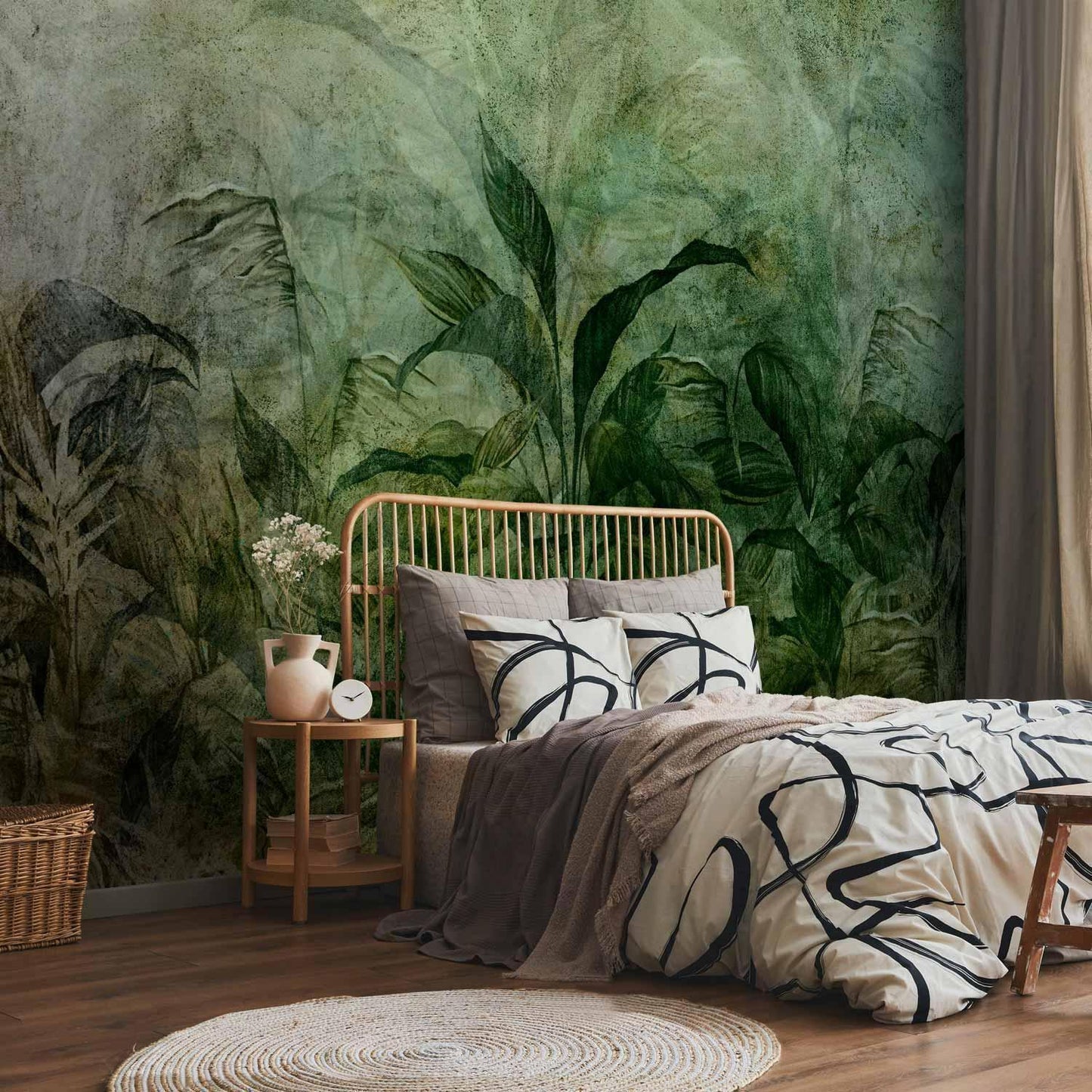 Fototapete - Green Fog