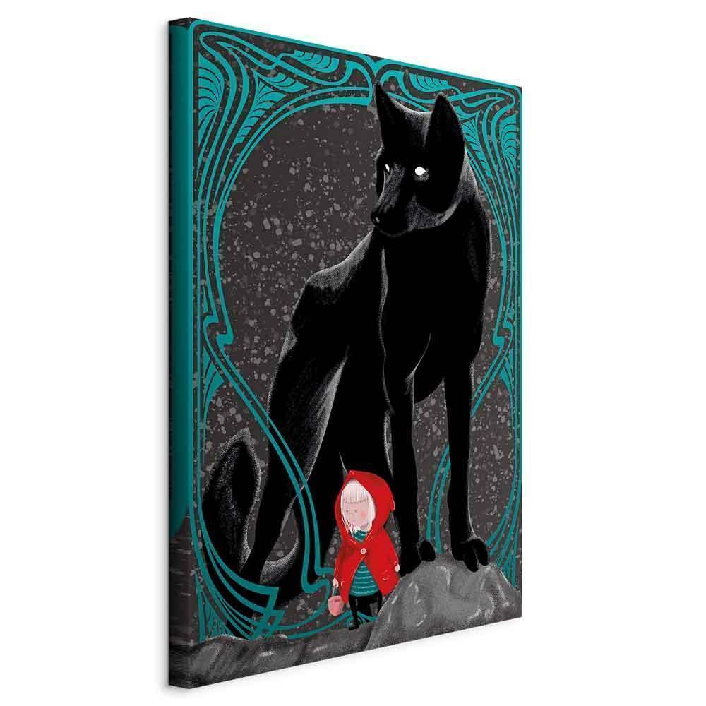 Leinwandbild - Red Riding Hood (1 Part) Vertical