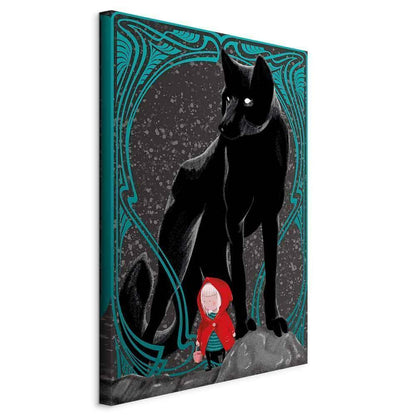 Leinwandbild - Red Riding Hood (1 Part) Vertical