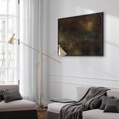 Leinwandbild - Golden Constellation (1 Part) Wide