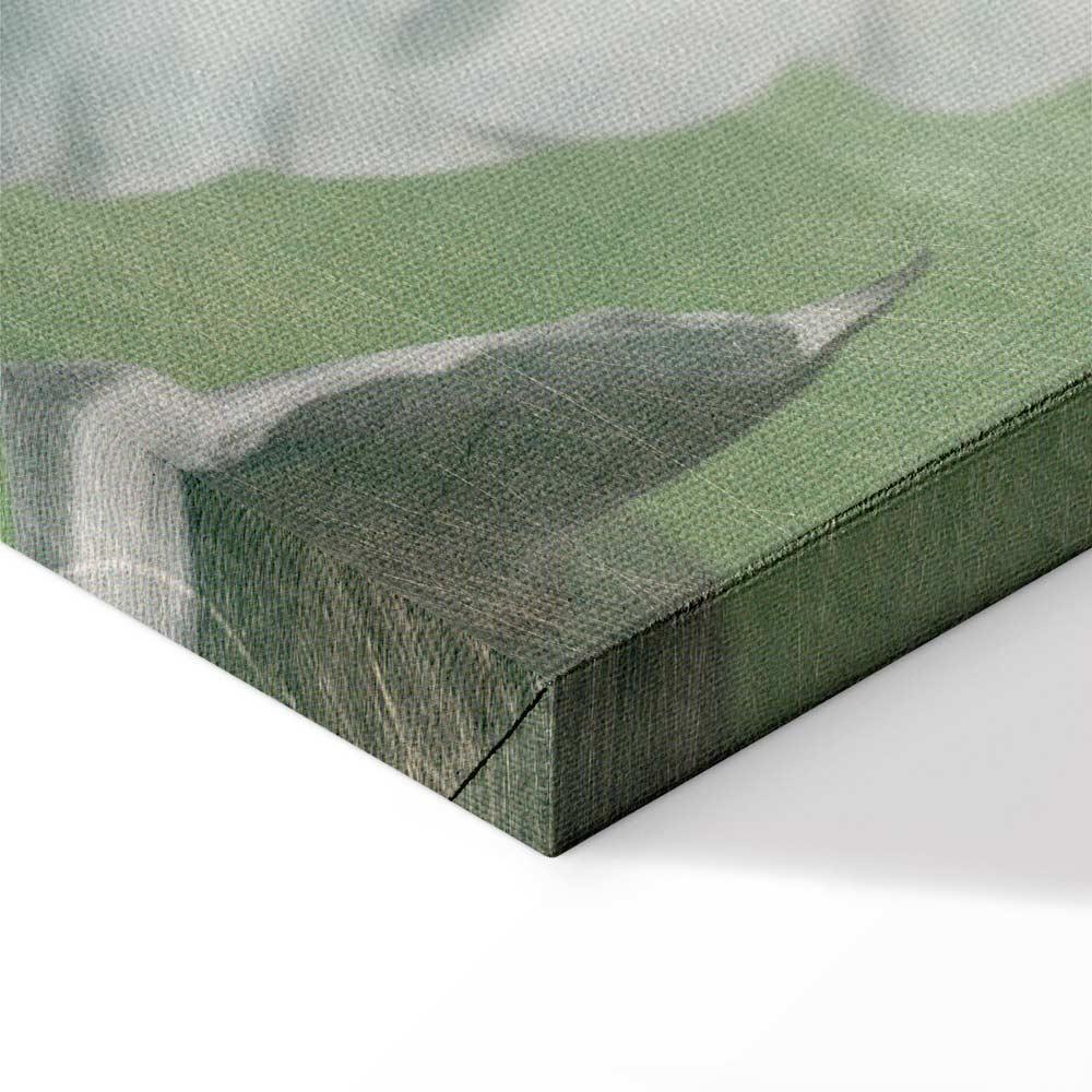 Leinwandbild - Mint Fog (1 Part) Vertical