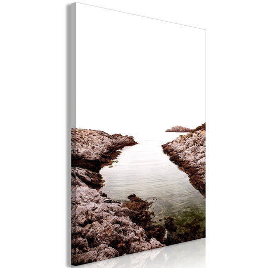 Leinwandbild - Rocky Harbor (1 Part) Vertical Artgeist