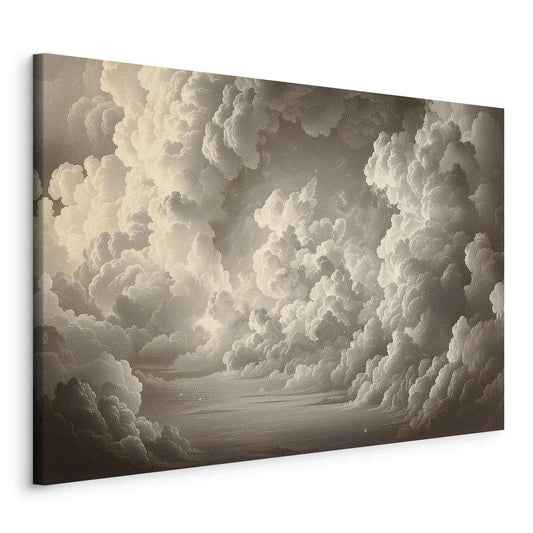 Leinwandbild - Whisper of Illuminated Clouds: Soft Play of Light in the Theater of the Heavens Artgeist