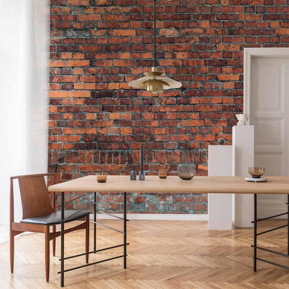 Fototapete - Vintage Wall (Red Brick)