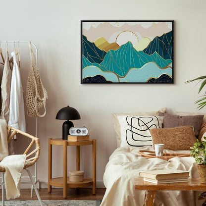 Leinwandbild - Green Pastures (1 Part) Wide