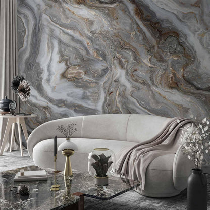 Fototapete - Stone Abstractions - Marble Textures in Neautral Tones Artgeist
